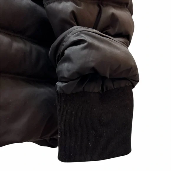 Tommy Hilfiger Women XXL Black Down Feathers Winter Puffer Jacket Faux Fur Hood - Picture 10 of 16